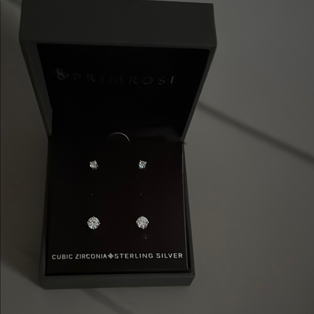 Sterling Silver Cubic Zirconia Earrings